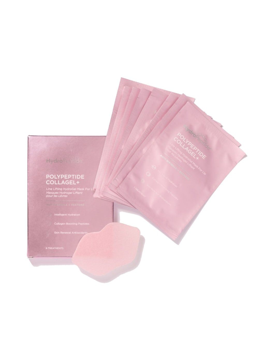 PolyPeptide Collagel+: Line Lifting HydroGel Mask For Lip  8 stuks